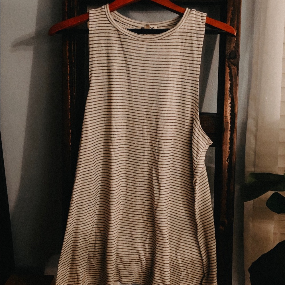 Billabong striped tshirt dress/shirt